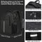 50L Extra Large Backpack for Men - Water-Resistant, USB Port, Anti-Theft, TSA Approved, Fits 17" Laptop (Black)