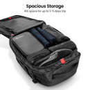 tomtoc 40L Travel Backpack - TSA Friendly, Water-Resistant, Fits 17.3" Laptop, Business & Weekender Bag
