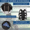 50L Extra Large Travel Laptop Backpack - Water-Resistant, USB Port, Anti-Theft, Fits 17" Laptop (Black)