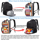 50L Extra Large Backpack for Men - Water-Resistant, USB Port, Fits 17.3" Laptop, Travel & Work Rucksack (Black)