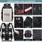 50L Extra Large Backpack for Men - Water-Resistant, USB Port, Fits 17.3" Laptop, Travel & Work Rucksack (Black)