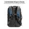 tomtoc 40L Travel Backpack - TSA Friendly, Water-Resistant, Fits 17.3" Laptop, Business & Weekender Bag
