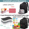 50L Extra Large Backpack for Men - Water-Resistant, USB Port, Fits 17.3" Laptop, Travel & Work Rucksack (Black)
