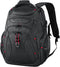 KROSER 17.3" Travel Laptop Backpack - Water-Repellent, RFID Pockets, Hard Shell (Black)