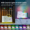AUYLE Night Light Bluetooth Speaker - Wireless Charger, LED Music Lamp with Touch Control, Dimmable & Colored Light