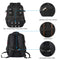 KROSER 17.3" Travel Laptop Backpack - Water-Repellent, RFID Pockets, Hard Shell (Black)